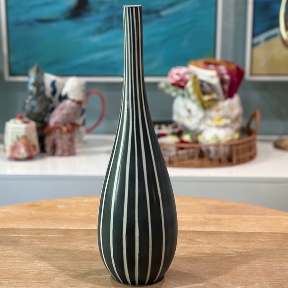 Anthropologie Listras Vase Slate, Size XL - Picture 1 of 9